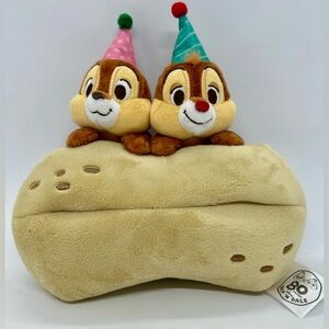 Tokyo Disney Store Chip 'n Dale 80th Anniversary Plush Candy Pouch
